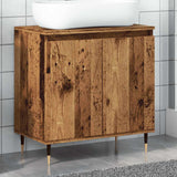 Vidaxl badkamerkast 58x33x60 cm bewerkt hout oud houtkleurig