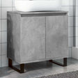 Vidaxl badkamerkast 58x33x60 cm bewerkt hout betongrijs