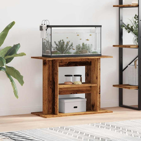Vidaxx Aquarienständer 80x35x60 cm behandeltes Holz, altholzfarben