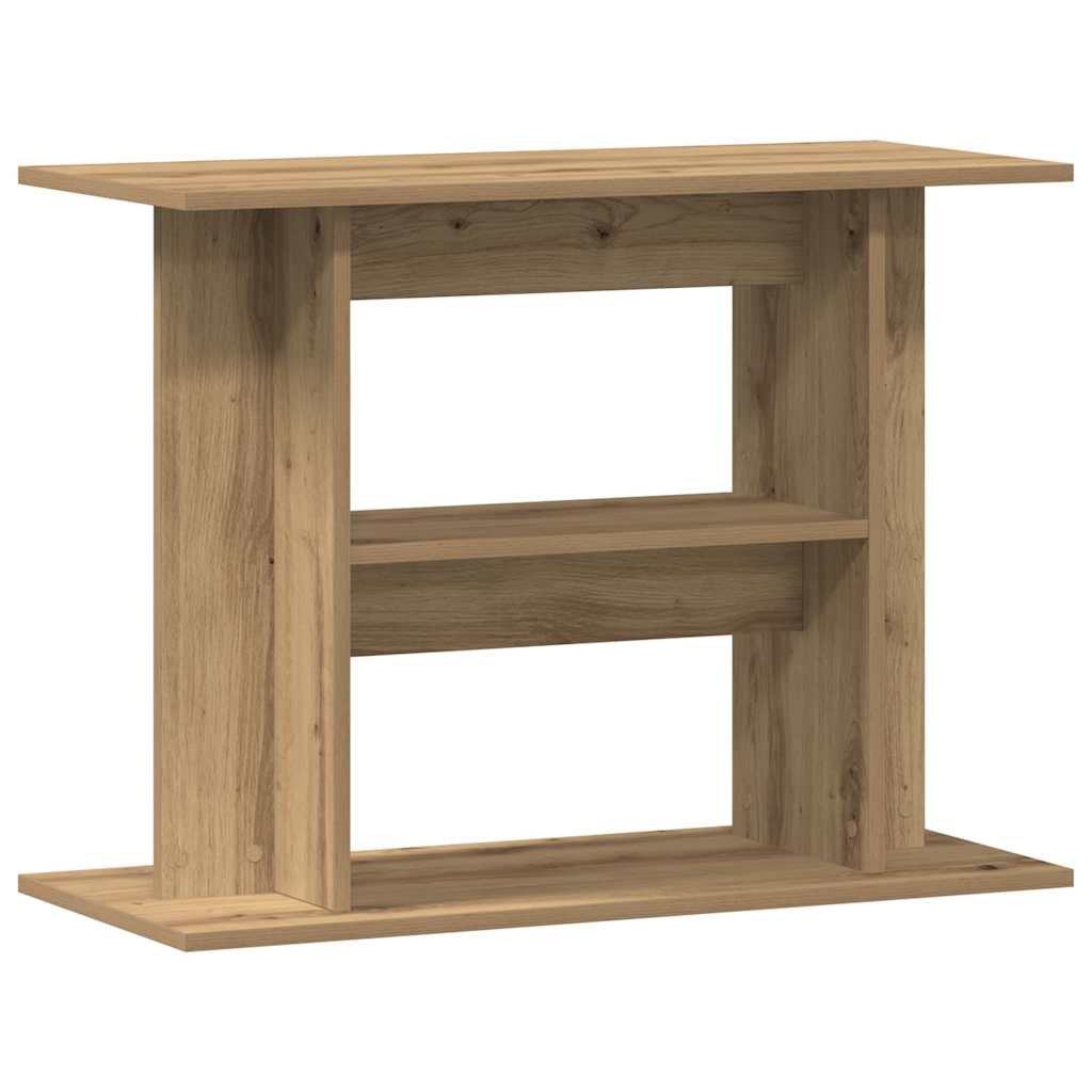 Vidaxx Aquarienständer 80x35x60cm aus handgefertigtem Holz, handwerkliche Eichenfarbe