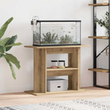 Vidaxx Aquarienständer 80x35x60cm aus handgefertigtem Holz, handwerkliche Eichenfarbe