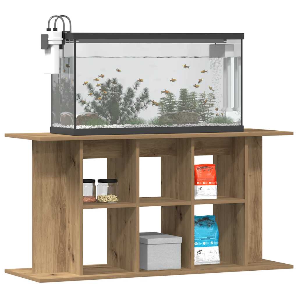 Vidaxx Aquarienständer 120 x 40 x 60 cm, handgefertigtes Holz, handgefertigte Eiche