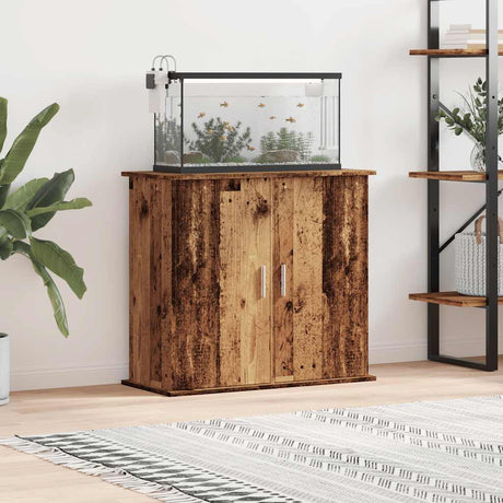 Vidaxx Aquarienständer 81x36x73 cm verarbeitetes Holz, altholzfarben