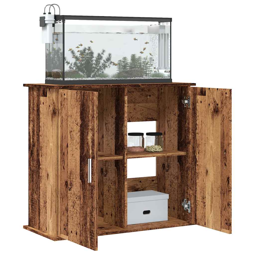 Vidaxx Aquarienständer 81x36x73 cm verarbeitetes Holz, altholzfarben