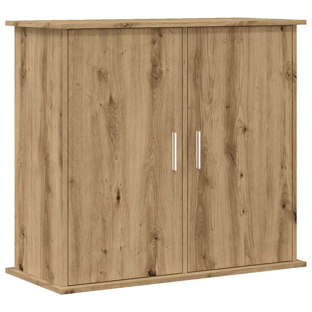 Vidaxl aquariumstandaard artisan eikenhout 81x36x73 cm bewerkt hout
