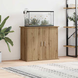 Vidaxl aquariumstandaard artisan eikenhout 81x36x73 cm bewerkt hout