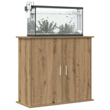 Vidaxl aquariumstandaard artisan eikenhout 81x36x73 cm bewerkt hout