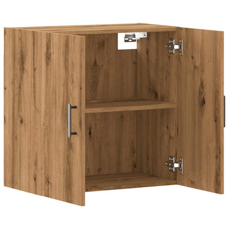 Vidaxl wandkast 60x31x60 cm bewerkt hout artisanaal eikenkleurig