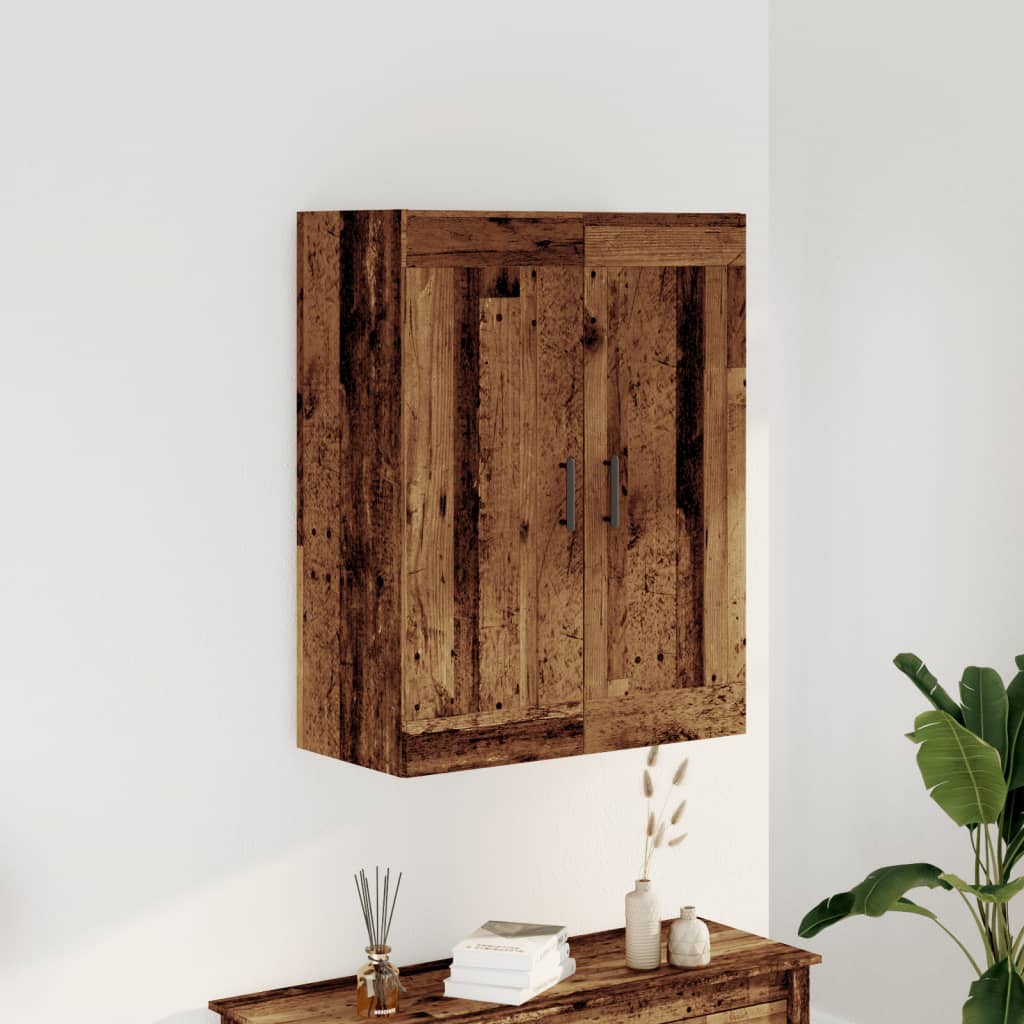 Vidaxl dressoir 69,5x34x90 cm bewerkt hout oud houtkleurig