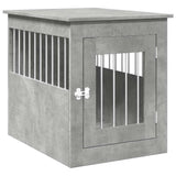 Vidaxxl Hundebox 55x75x65 cm Holzwerkstoff Betongrau