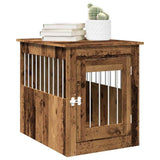 Vidaxxl Hundebox 55x75x65 cm fertiges Holz, altholzfarben