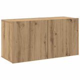 Vidaxl tv-meubel wandgemonteerd 80x30x41 cm artisanaal eikenkleurig