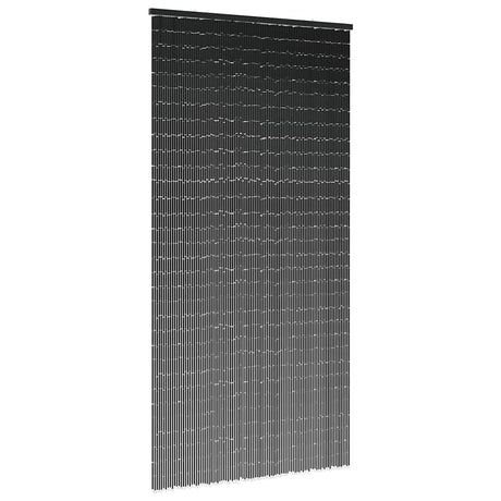 Vidaxl insectengordijn 100x220 cm bamboe donkergrijs
