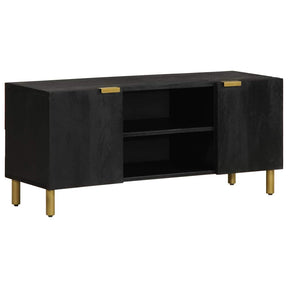 Vidaxl tv-meubel 105x33x46 cm bewerkt hout zwart