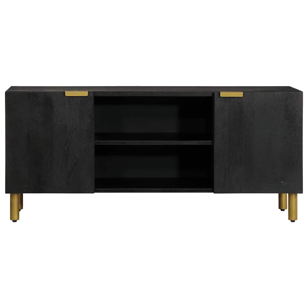 Vidaxl tv-meubel 105x33x46 cm bewerkt hout zwart