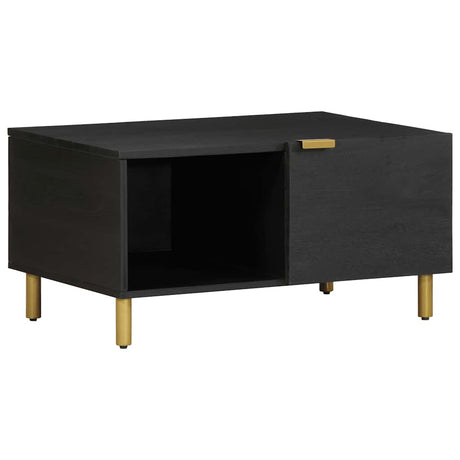 Vidaxl salontafel 80x50x40 cm bewerkt hout zwart