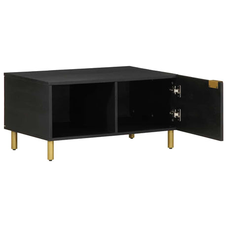 Vidaxl salontafel 80x50x40 cm bewerkt hout zwart