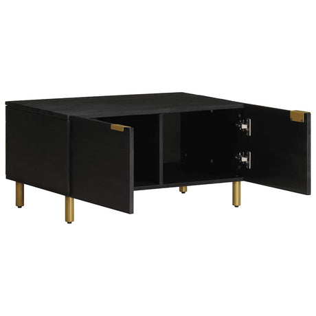 Vidaxl salontafel 80x50x40 cm bewerkt hout zwart