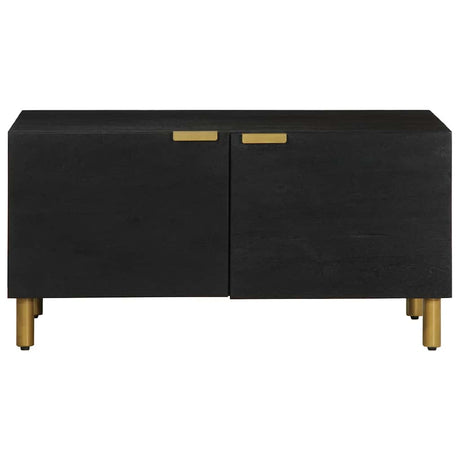 Vidaxl salontafel 80x50x40 cm bewerkt hout zwart