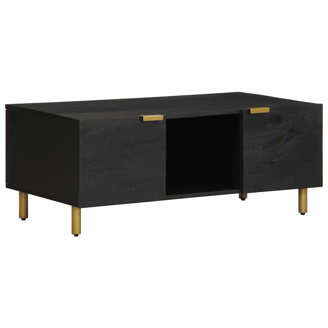 Vidaxl salontafel 100x54x40 cm bewerkt hout zwart