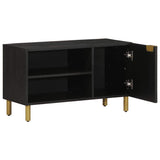 Vidaxl tv-meubel 80x33x46 cm bewerkt hout zwart