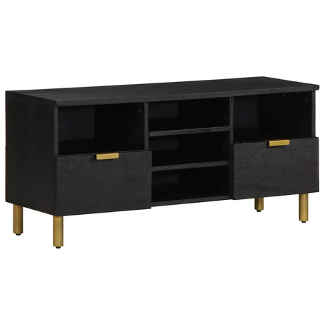 Vidaxl tv-meubel 100x33x46 cm bewerkt hout zwart