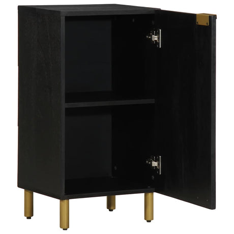 Vidaxl dressoir 40x33x75 cm bewerkt hout zwart