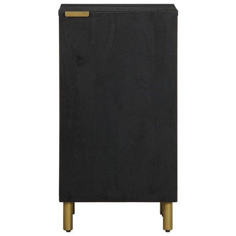 Vidaxl dressoir 40x33x75 cm bewerkt hout zwart