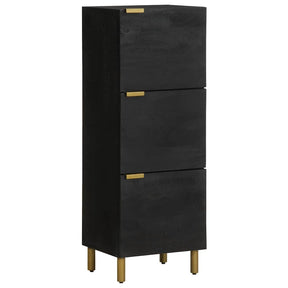 Vidaxl hoge kast 40x33x110 cm bewerkt hout zwart