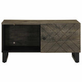 Vidaxl salontafel 80x50x40 cm massief mangohout zwart