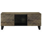 Vidaxl salontafel 100x54x40 cm massief mangohout zwart