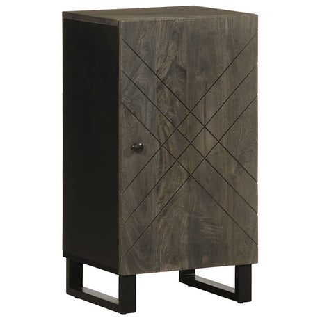 Vidaxl dressoir 40x33x75 cm massief mangohout zwart
