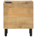 Vidaxl nachtkastjes 2 st 40x33x46 cm massief mangohout bruin