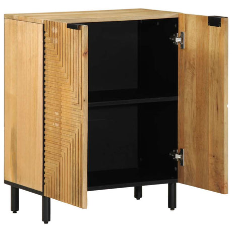 Vidaxl dressoir 60x33x75 cm massief mangohout bruin