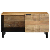Vidaxl salontafel 80x50x40 cm massief mangohout bruin