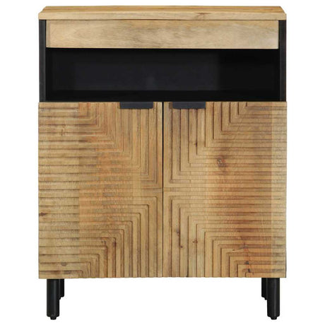 Vidaxl dressoir 60x33x75 cm massief mangohout bruin