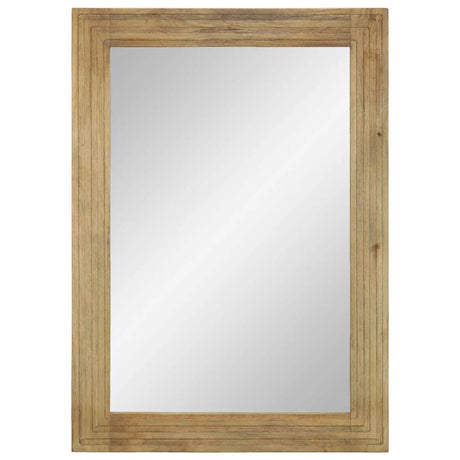 Vidaxl badkamerspiegel 50x70x2,5 cm massief mangohout bruin