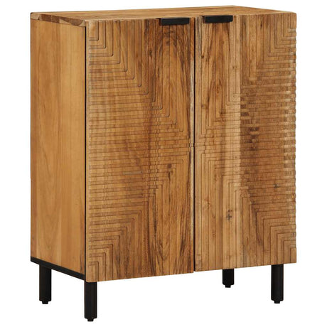Vidaxl dressoir 60x33x75 cm massief hout acacia