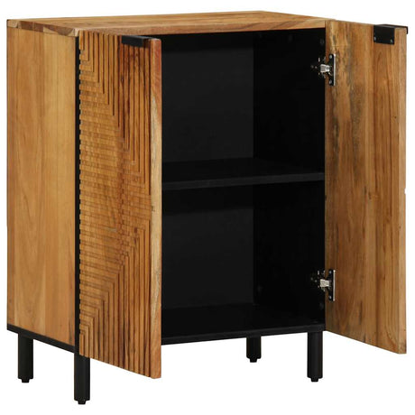 Vidaxl dressoir 60x33x75 cm massief hout acacia