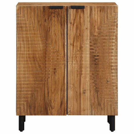 Vidaxl dressoir 60x33x75 cm massief hout acacia