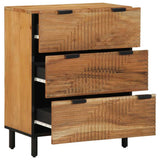 Vidaxl dressoir 60x33x75 cm massief hout acacia