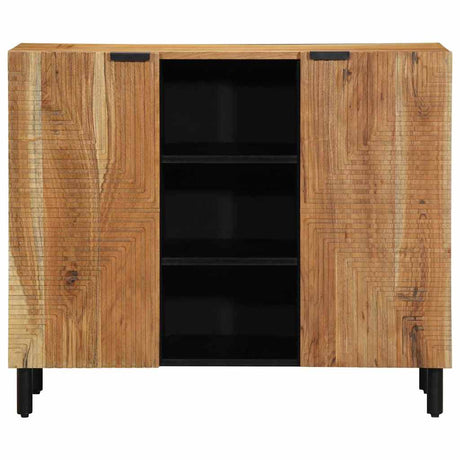 Vidaxl dressoir met plank bruin 90 x 33 x 75 cm massief mango hout