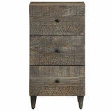 Vidaxl dressoir 40x33x75 cm massief mangohout