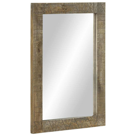 Vidaxl badkamerspiegel 50x2,5x70 cm massief mangohout