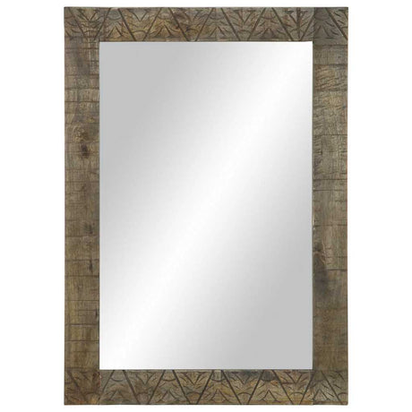 Vidaxl badkamerspiegel 50x2,5x70 cm massief mangohout