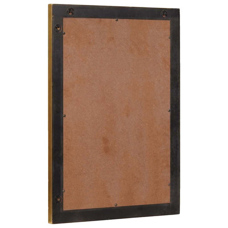 Vidaxl badkamer spiegel wandgemonteerd goud 50 x 2,5 x 70 cm
