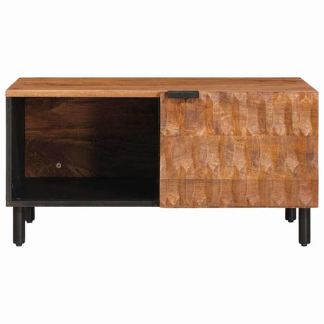 Vidaxl salontafel bruin 80 x 50 x 40 cm massief mango hout