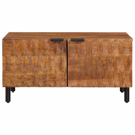 Vidaxl salontafel bruin 80 x 50 x 40 cm massief mango hout