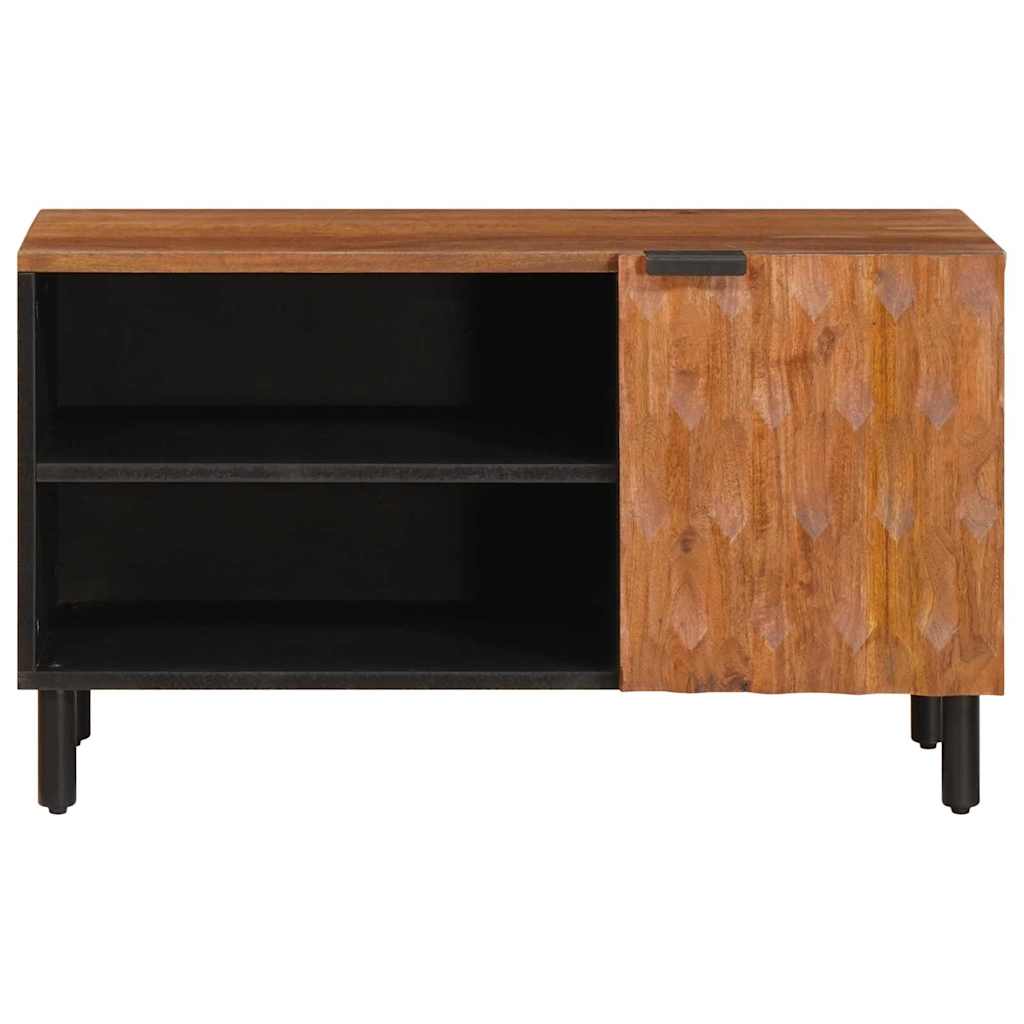 Vidaxl tv-kast met opslag acacia bruine afwerking 80 x 33 x 46 cm