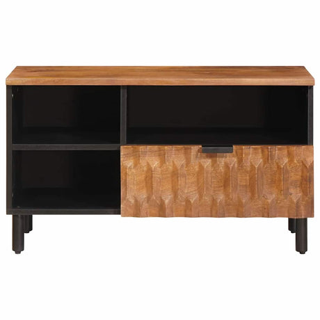 Vidaxl tv-kast met lade acacia bruine afwerking 80 x 33 x 46 cm